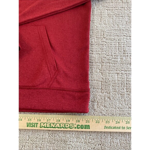 The North Face Hoodie Sweatshirt Mens Large Red Graphic Fleece Pullover Outdoor. - Picture 7 of 11